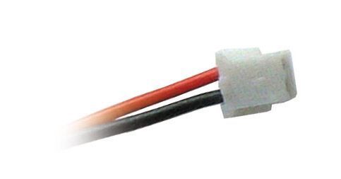 JST plug connector 2-pin, high-flexibility