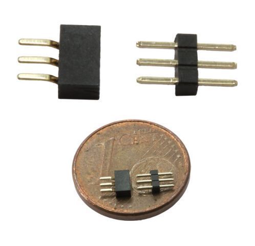 Micro-connecteur BS31, 3 pôles, pas de 1 mm