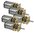 Set of 5 G298 motor with metal gear unit, round shaft