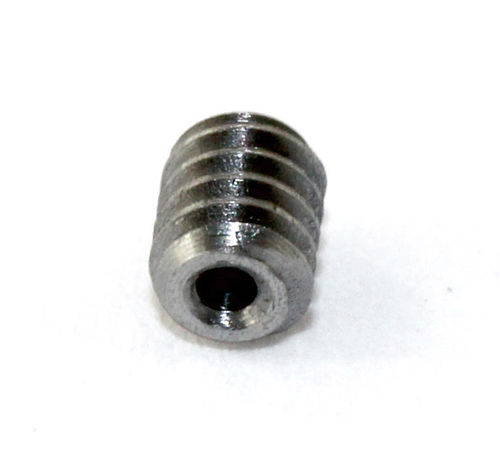 Steel worm, module M0.2, inner bore 1 mm